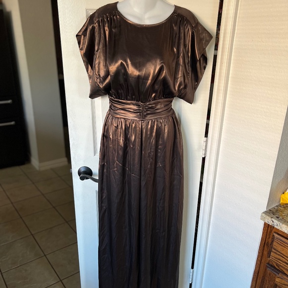 MISA Los Angelas Sophia Jumpsuit in Burnished Bronze - Picture 4 of 16